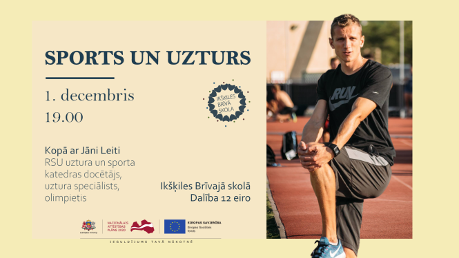 Lekcija par sportu un uzturu