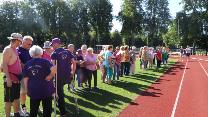 Aizritējusi Ogres invalīdu biedrības rīkotā sporta diena