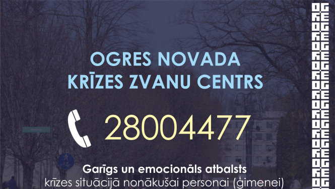 Darbu uzsāk Ogres novada krīzes zvanu centrs