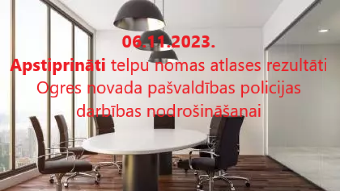 Telpa ar galdu un krēsliem, izsoles rezultāti