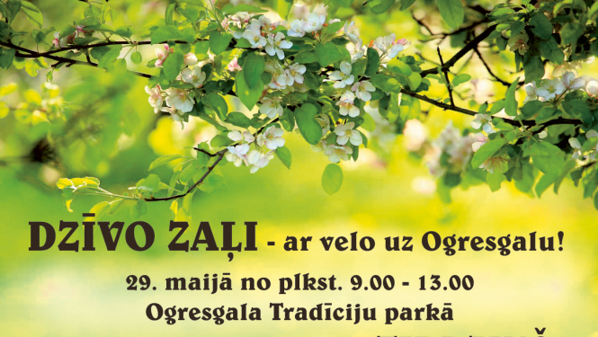 Dzīvo zaļi - ar velo uz Ogresgalu