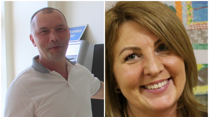 Ints Skujiņš un Inga Elme