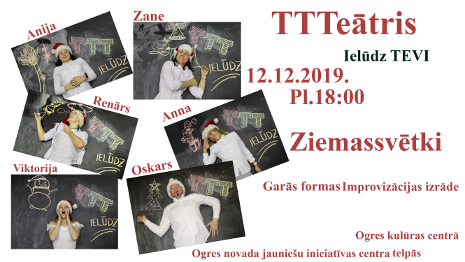 Improvizācijas apvienība "TTTeātris" aicina uz izrādi
