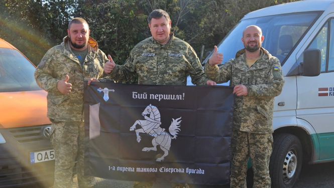 Egils Helmanis un Ukrainas karavīri 10.2023.