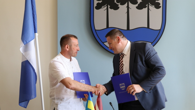 Ogre paraksta sadarbības līgumu ar Popasnu