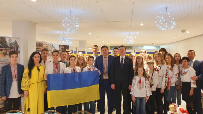 Ogrē viesojās bērni un jaunieši no Ukrainas