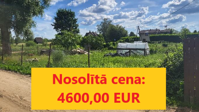 Izsoles "Urdziņa 118" Ciempupē izsoles rezultāts