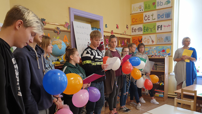 Septembris - Valodu mēnesis Suntažu vidusskolā