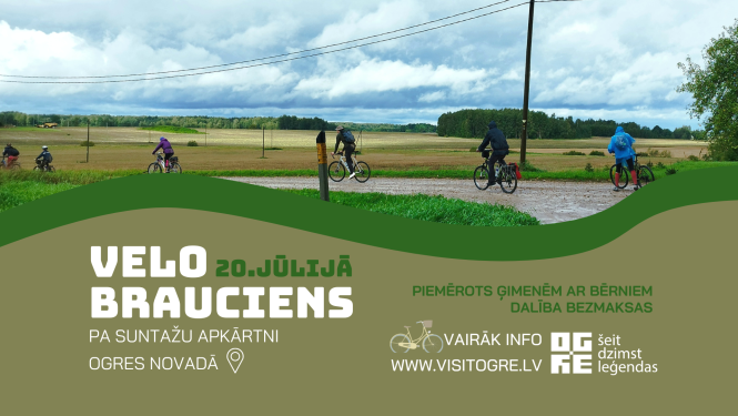 Afiča velobraucienam pa Suntažu apkārtni