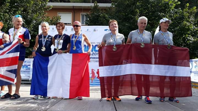 Mūsu senioriem četras medaļas un trīs rekordi Venēcijā