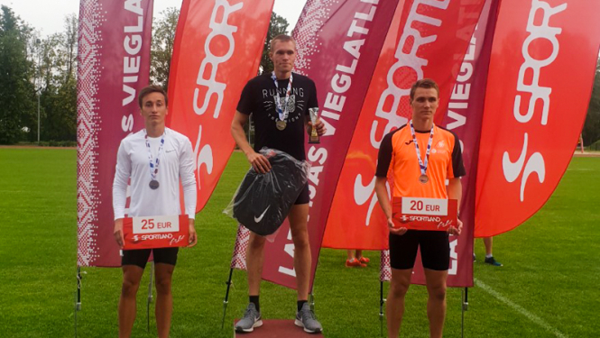 Artūrs Pastors - divkārtējs Latvijas čempions sprintā