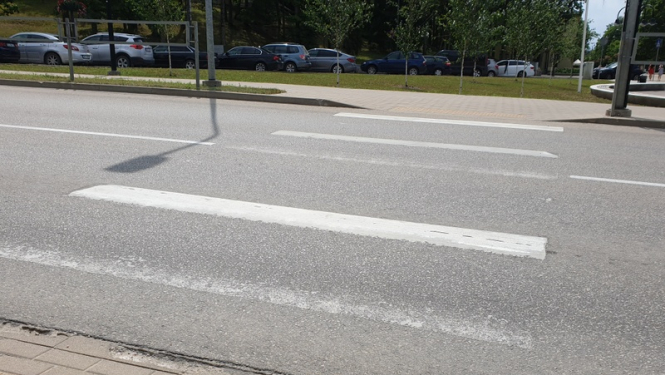 Ogrē tiks atjaunoti ielu horizontālie apzīmējumi