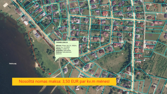 Kadastra karte Ikšķile