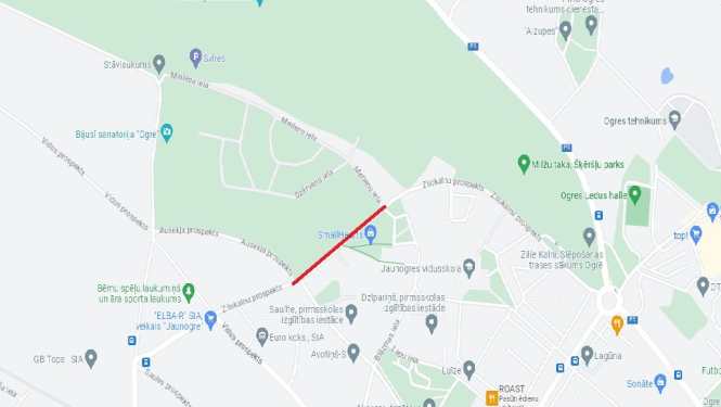 Slēgta satiksme Zilokalnu pr. 08.2023
