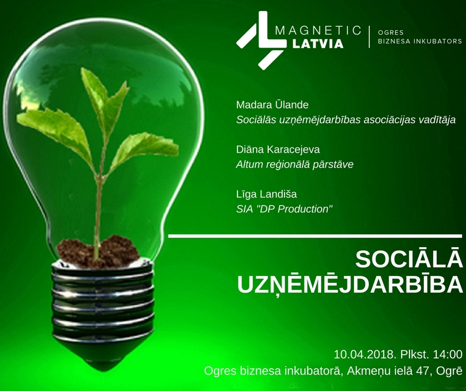 Seminārs "Sociālā uzņēmējdarbība"