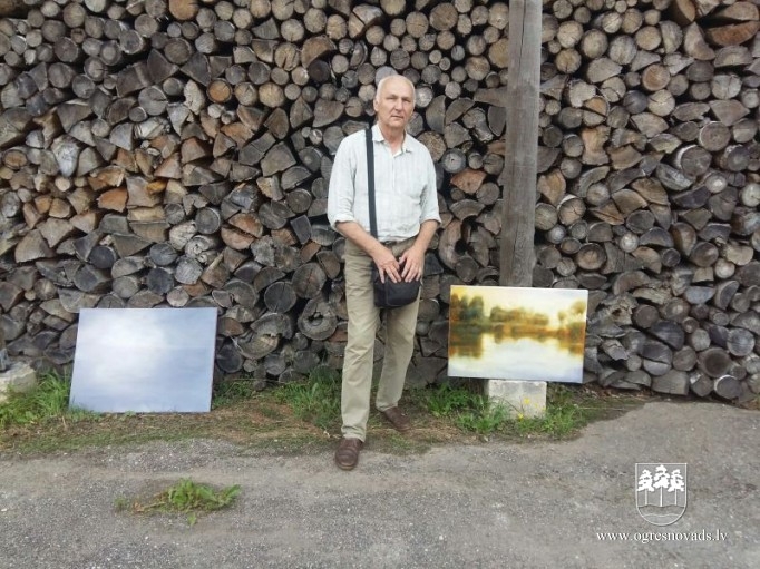Mākslinieki glezno Ķeipenes ainavas