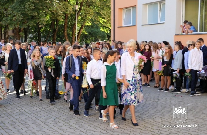 Ogres novada skolās jaunais darba cēliens ir sācies