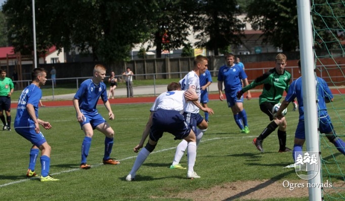 FK "Ogre" ar uzvaru sāk cīņu par Latvijas Kausu