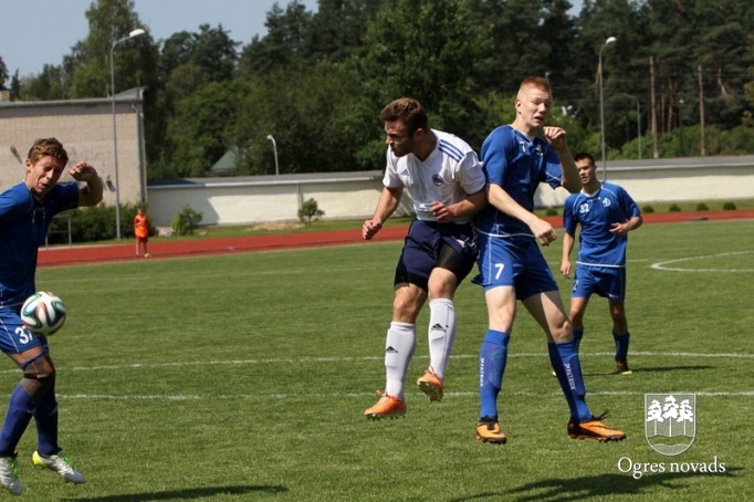 FK "Ogre" ar uzvaru sāk cīņu par Latvijas Kausu