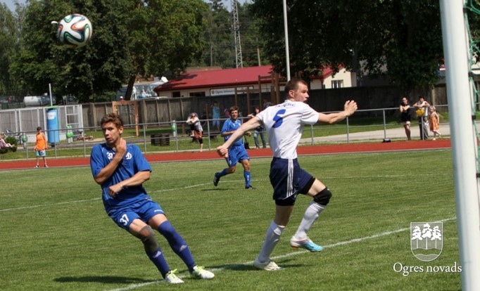 FK "Ogre" ar uzvaru sāk cīņu par Latvijas Kausu