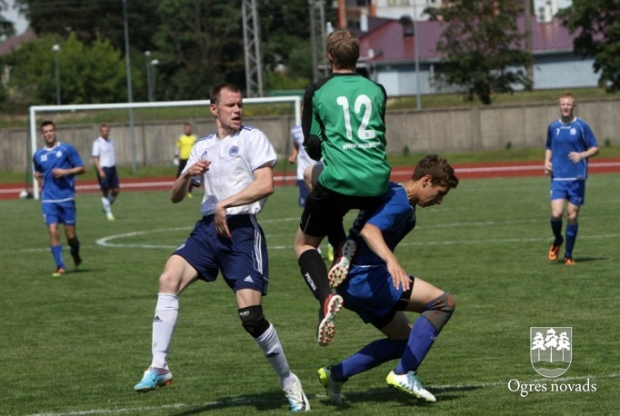 FK "Ogre" ar uzvaru sāk cīņu par Latvijas Kausu
