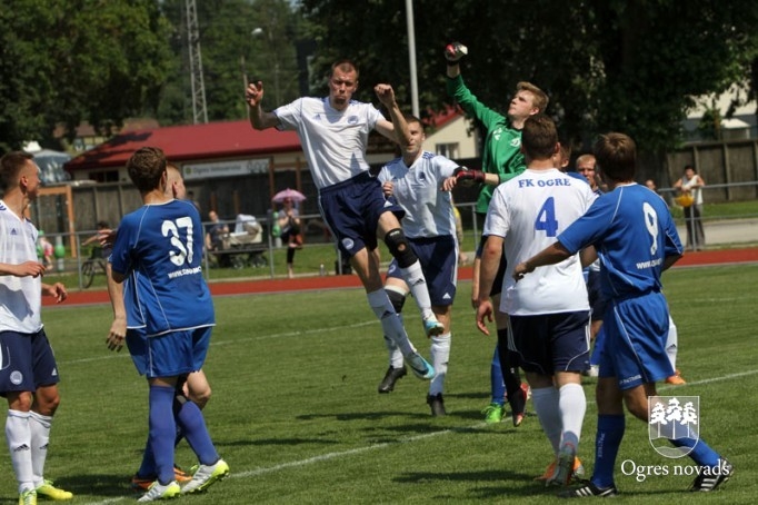 FK "Ogre" ar uzvaru sāk cīņu par Latvijas Kausu