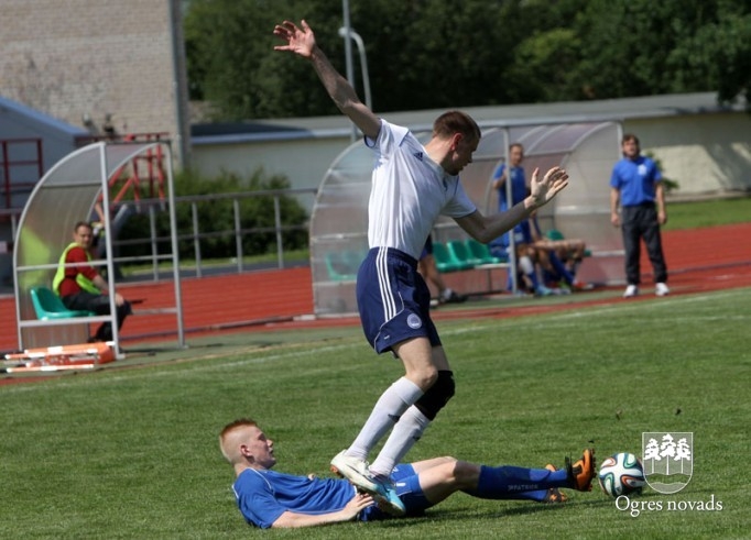FK "Ogre" ar uzvaru sāk cīņu par Latvijas Kausu