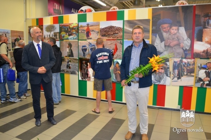 Egila Helmaņa fotogrāfiju izstādes “Atvadas no Afganistānas” atklāšana