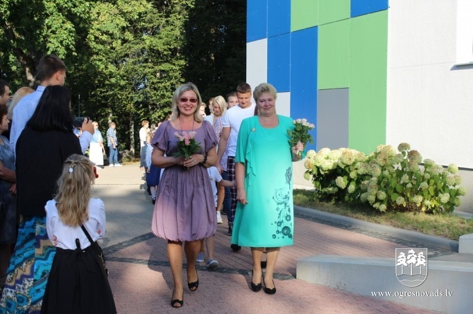 Ogres pilsētas skolās sācies jaunais mācību gads