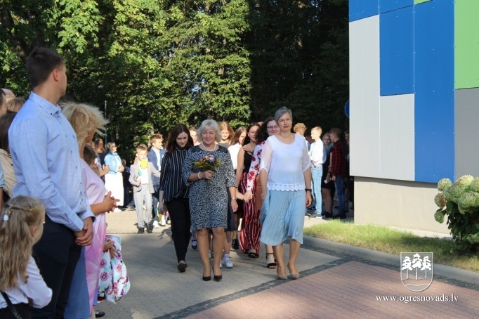 Ogres pilsētas skolās sācies jaunais mācību gads