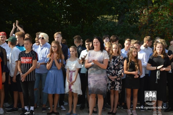 Ogres pilsētas skolās sācies jaunais mācību gads