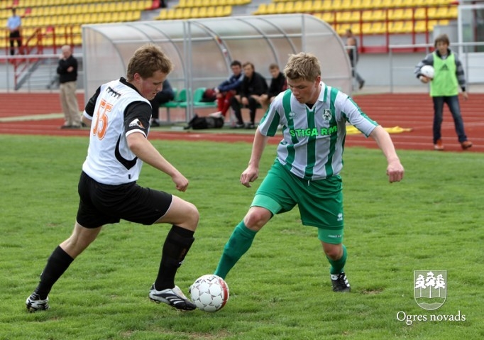 "Ogres SC/FK 33" pret FK "Tukums 2000/TSS"
