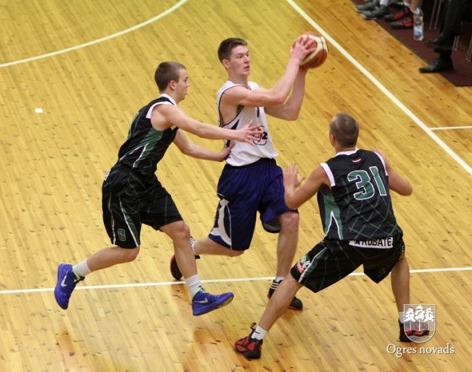 "Ogres BS" basketbolistiem divas uzvaras un zaudējums