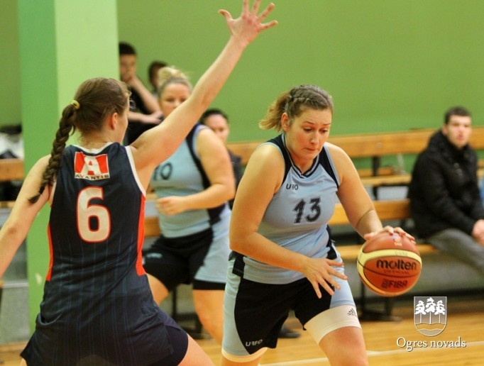 "Ogres" basketbolistēm viena uzvara piecās spēlēs