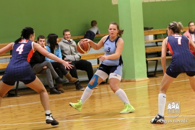 "Ogres" basketbolistēm viena uzvara piecās spēlēs