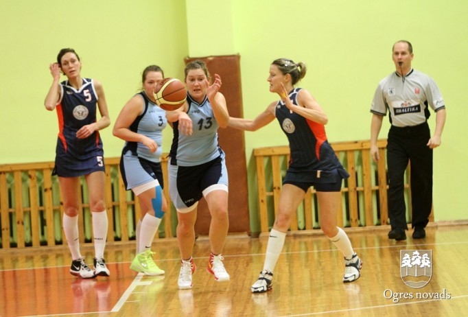 "Ogres" basketbolistēm viena uzvara piecās spēlēs