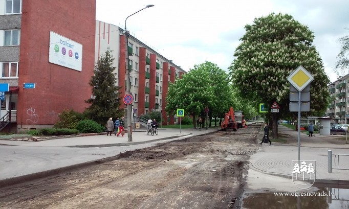Sākušies Mālkalnes prospekta pārbūves darbi
