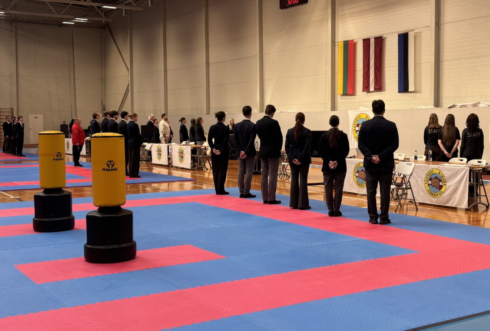 Ogrē norisinājās 24. Starptautiskais karatē turnīrs „Ogre Karate Cup & Games 2026”. Atklāšana un himna.