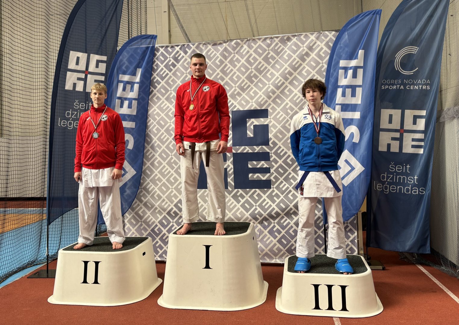 24. Starptautiskā karatē turnīra „Ogre Karate Cup & Games 2026” uzvarētāji uz vietu pjedestāliem