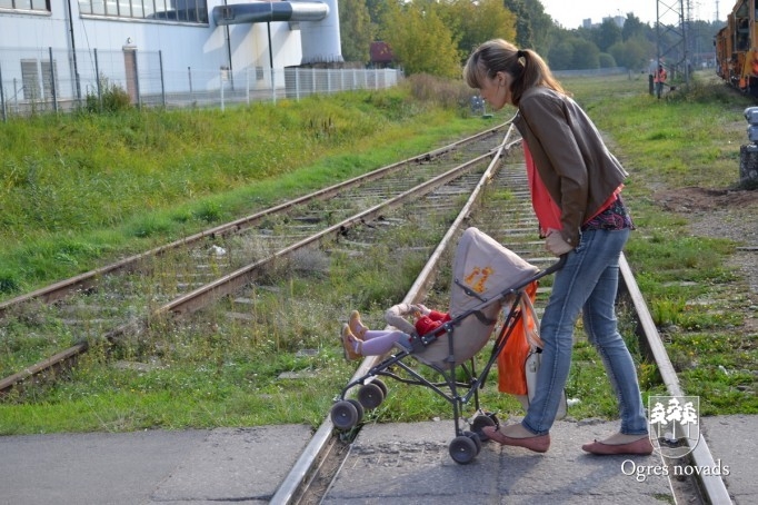 Ogrē turpinās saimnieciskie darbi