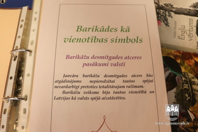 Mazozolu skolā saglabā liecības par barikāžu laiku