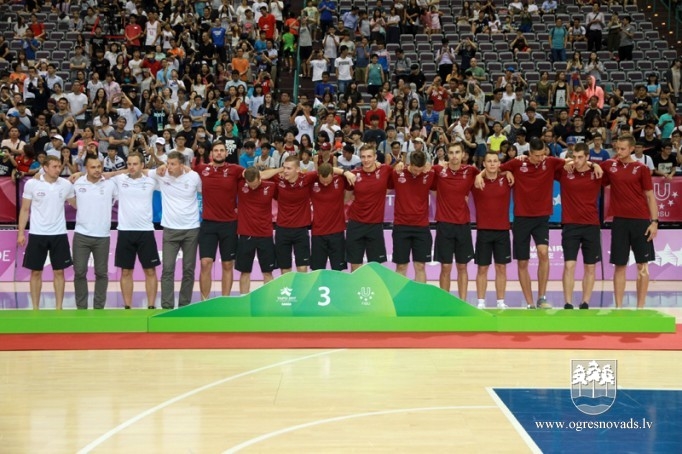 Basketbolists Sīpoliņš izcīna Universiādes bronzu
