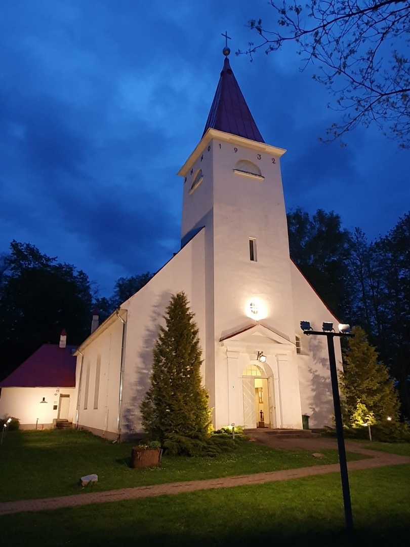 Projekts “Lielvārdes Evanģēliski luteriskās baznīcas ārējā apgaismojuma atjaunošan