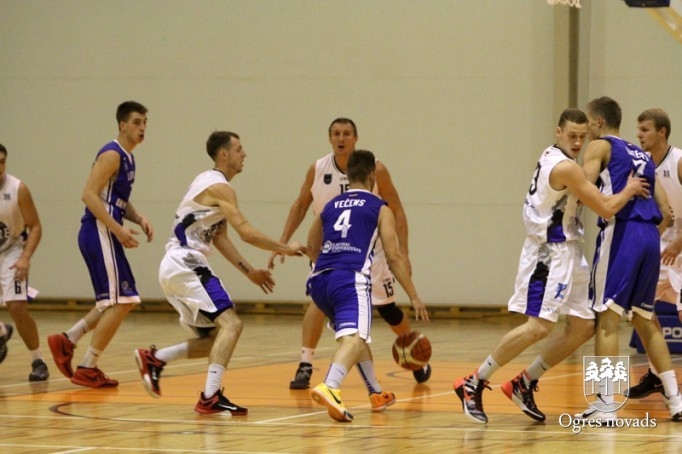 BK "Ogre" LBL 1.divīzijā debitē ar uzvaru