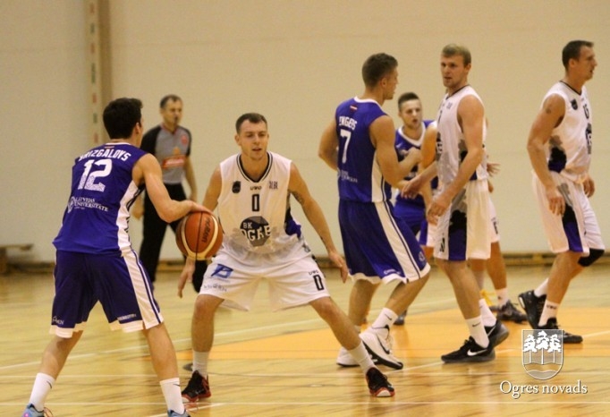 BK "Ogre" LBL 1.divīzijā debitē ar uzvaru