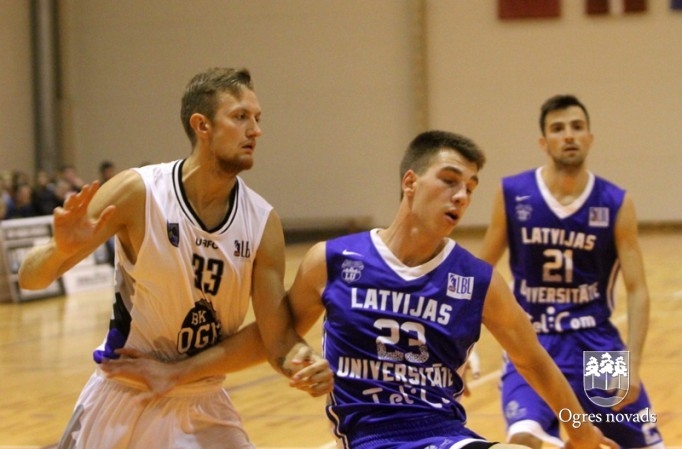BK "Ogre" LBL 1.divīzijā debitē ar uzvaru