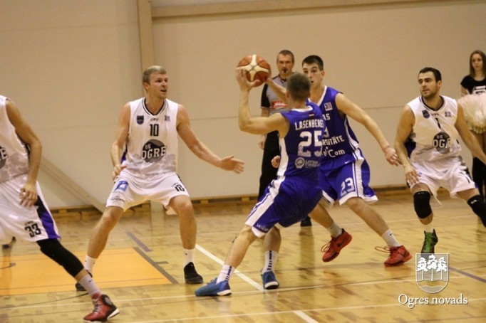 BK "Ogre" LBL 1.divīzijā debitē ar uzvaru