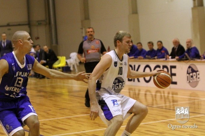 BK "Ogre" LBL 1.divīzijā debitē ar uzvaru