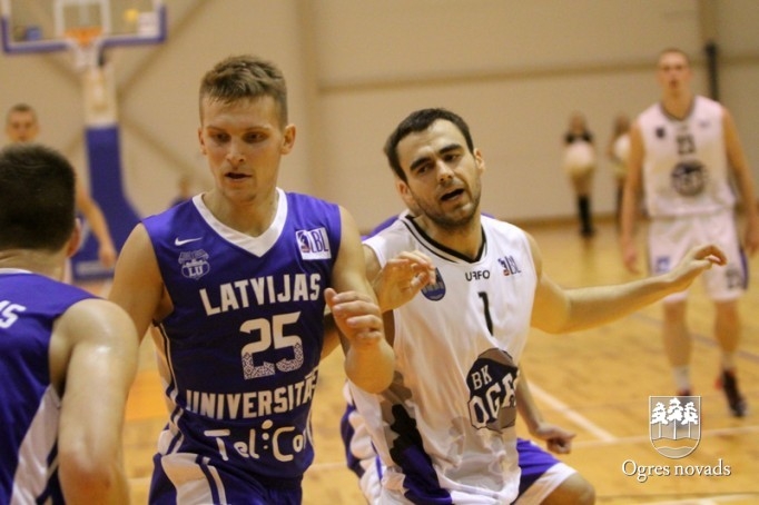 BK "Ogre" LBL 1.divīzijā debitē ar uzvaru