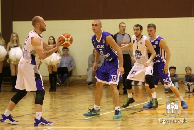 BK "Ogre" LBL 1.divīzijā debitē ar uzvaru